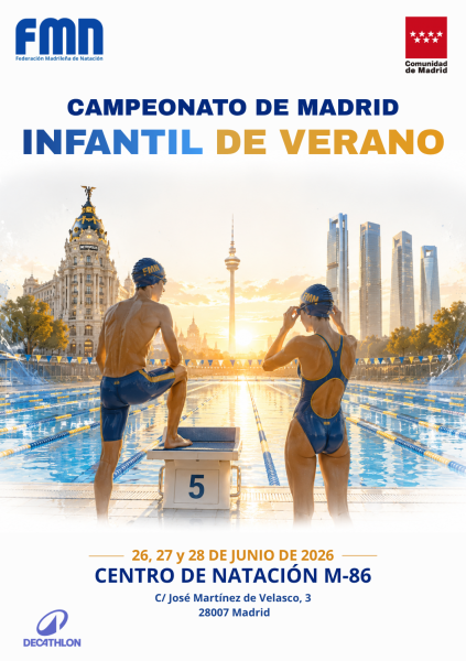CTO DE MADRID INFANTIL VERANO COMUNIDAD DE MADRID CENTRO NATACIÓN M-86