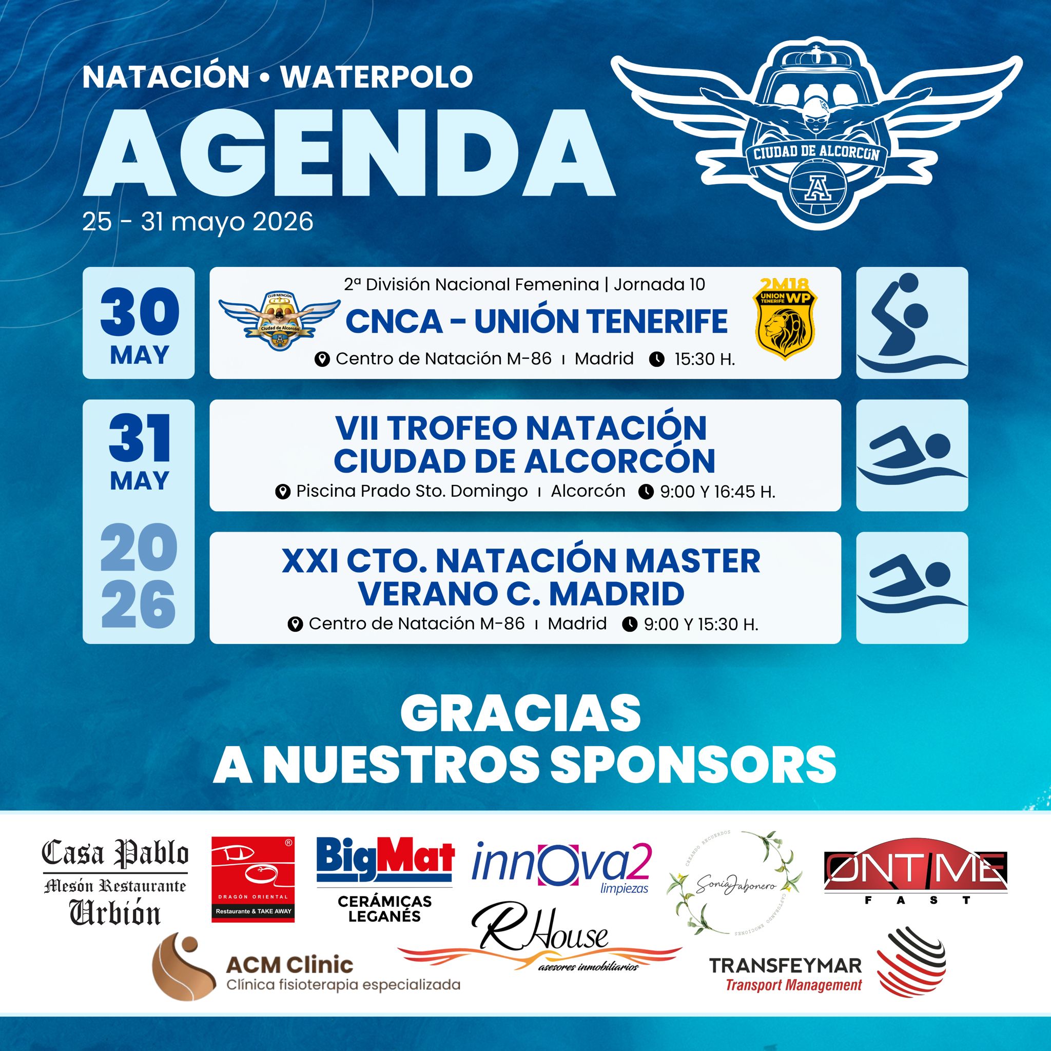 Actividad semanal del club