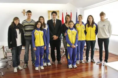 Recepción del Alcalde de Alcorcón a María Sánchez