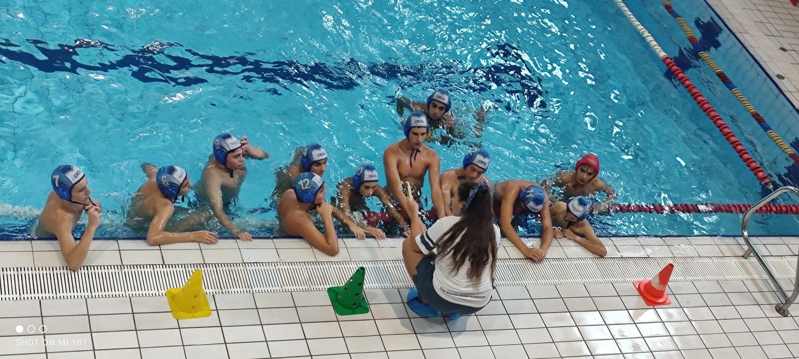 Amistoso pretemporada cadete masculino Rivas WP- CNCA